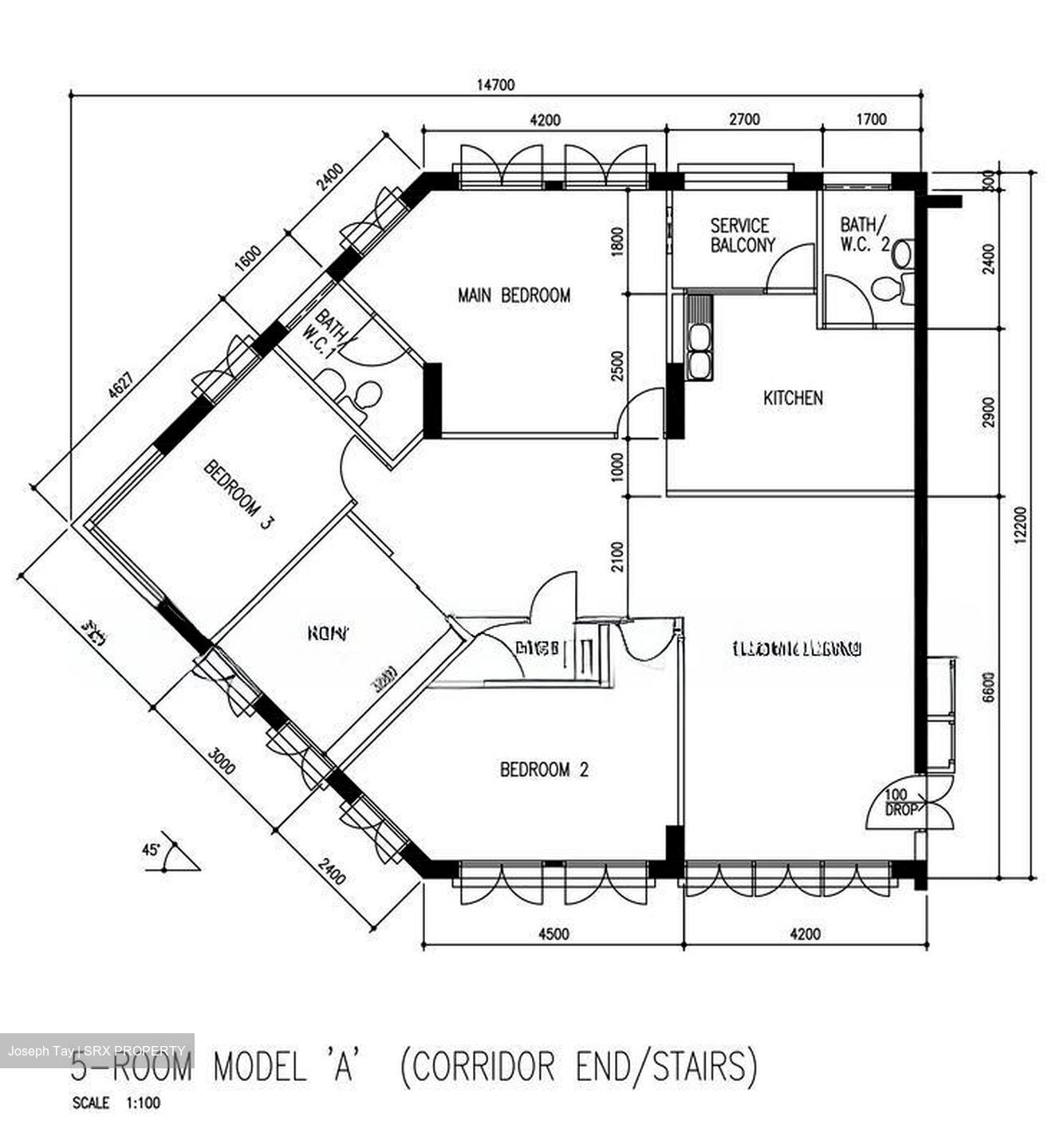 Blk 157 Yung Loh Road (Jurong West), HDB 5 Rooms #506380071